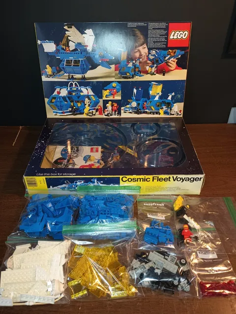 Lego 6985 Cosmic Fleet Voyager - Near Complete with Box & Instructions RARE 