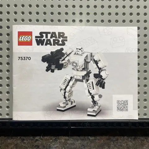 Lego Star Wars 75370 Stormtrooper Mech Instruction Manual Booklet Only No Bricks