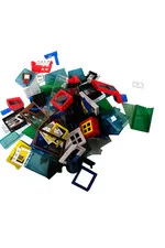 100 assorted Lego doors and windows