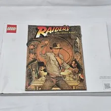 LEGO Raiders of the Lost Ark Indiana Jones Illustrated Instruction Manual 77015