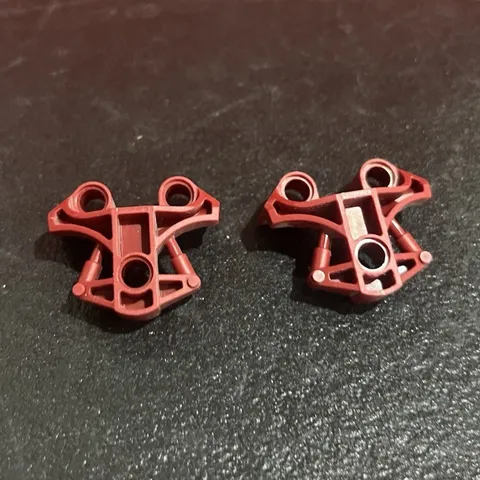 LEGO Bionicle - Replacement - 49423 - Toa Metru - Chest Cover - DK RED - Genuine