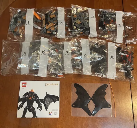 LEGO Icons The Lord Of The Rings Balrog Book Nook 10367 Opened LEGO Building Set