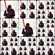 60pcs Lot Darth Revan Star Wars Custom Minifigure w/Lightsaber +Stand SWTOR New