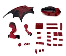 LEGO Red Dragon Replacement Parts Wing #51342 Body Torso & Legs 2006 +More