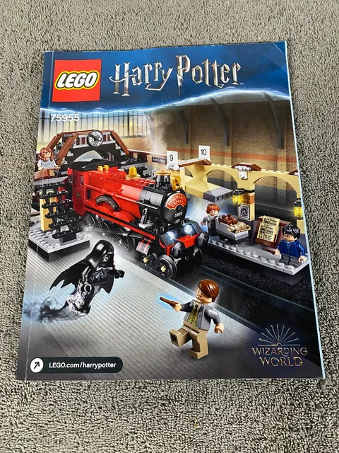 Lego 75955 Harry Potter Hogwart's Express Train Instruction Manual Booklet ONLY