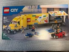 LEGO City Yellow Delivery Truck Toy Semi Truck Building 60440