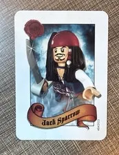 Lego Pirates Of The Caribbean Jack Sparrow Card