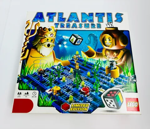 Lego Game: Atlantis Treasure 3851 Missing Pieces & Extra Pieces - Playable I30