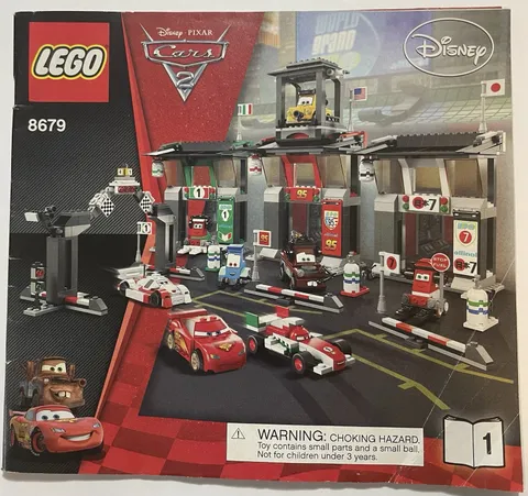 LEGO® CARS Tokyo International Circuit 2011 Instruction Manual 8679 Book ONE