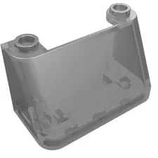 5x LEGO® Part 3823 - Windscreen 2 x 4 x 2