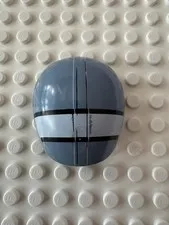 LEGO Large Figure Armor, Round, Smooth w Thick White Horizontal Stripe 21560pb04