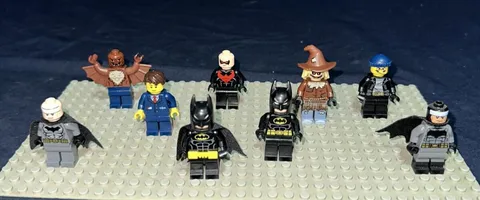 Lego Dc Batman Man bat Nightwing Scarecrow Bruce Wayne Super Heroes Minifigures