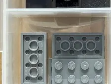 LEGO Parts - Dark Bluish Gray Plate 2 x 4 - No 3020 - QTY 5