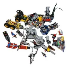Assortment Of Mixed Legos Volvo Hauler, Mixer Truck, Star Wars & More READ 14lbs