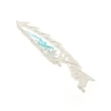 1x LEGO Bionicle Weapon Sword White Flame Blue Blade 11302pb02 19992