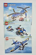 LEGO Creator 31049 Twin Spin Helicopter 3-in-1 Set Instructions Manual Only 2016