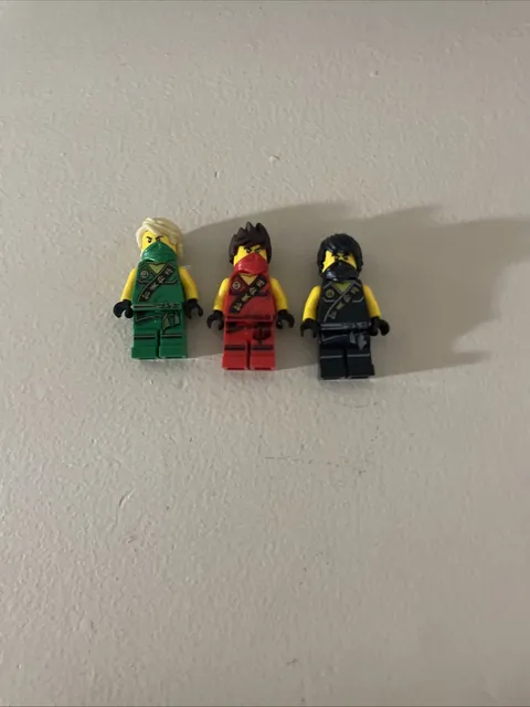 LEGO Ninjago Tournament of Elements Kai Cole and Lloyd Minifigure Lot of 3
