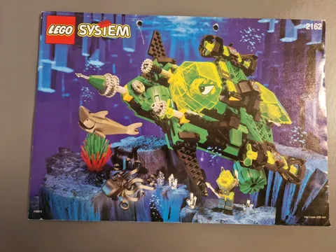 Lego Building Instructions 2162 System Aquazone Hydro Wrecker Instruction Only