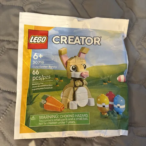 In Hand New 2026 Lego Creator 30716 Cute Easter Bunny Paperbag Set
