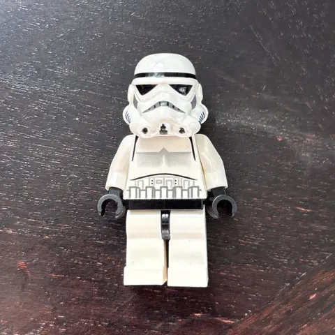 Lego Imperial Stormtrooper Minifigure - Black Head, Dotted Mouth Helmet #sw0188