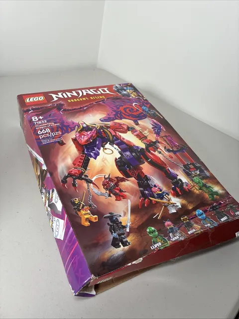 LEGO NINJAGO Dragons Rising Thunderfang Dragon of Chaos 71832 (Opened - Used)