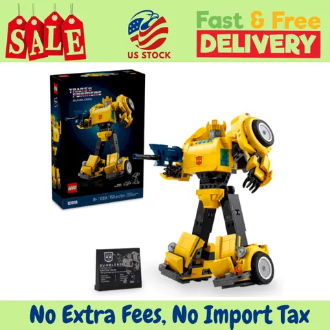 LEGO Icons Transformers Bumblebee Set 10338 Adult Build