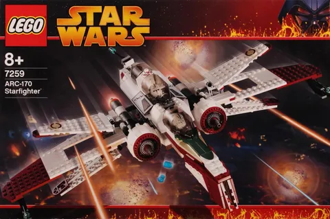 LEGO Star Wars: Arc-170 Fighter (7259) 100% In Box