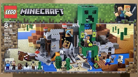 New - Damaged Box LEGO Minecraft: The Creeper Mine (21155)