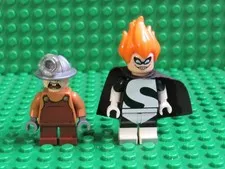 Lot 2 LEGO Disney Incredibles Minifigs Underminer Syndrome 0760 MH39