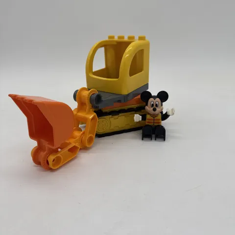 LEGO DUPLO  Excavator And Mickey Mouse Construction Worker