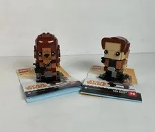 LEGO Star Wars BRICKHEADZ: Han Solo (41608) & Chewbacca (41609)