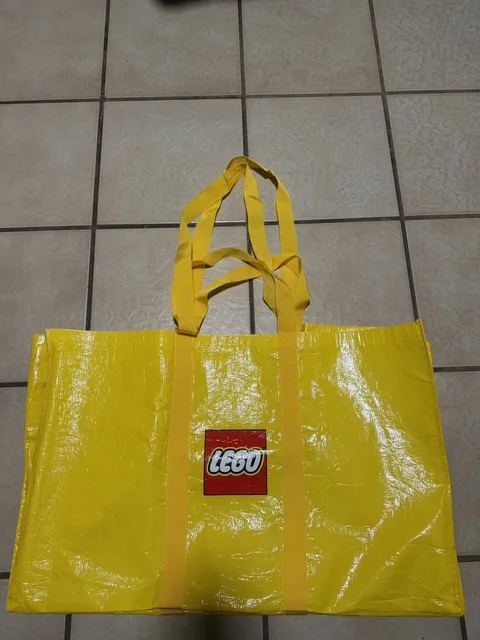 LEGO Yellow Reusable Shopping Bag - 20” X 30”