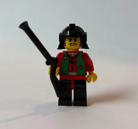 Lego Green Ninja Robber Minifigure Castle musket 4805 cas053 Retired lot rare