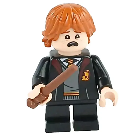 LEGO® Ron Weasley Gryffindor Robe Minifigure Black Short Legs hp283