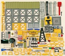 Lego City Construction Parts & Pieces Lot - MOCs
