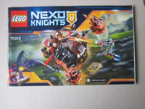 Lego Building Instructions Instruction Nexo Knights 70313