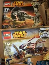 Lego Disney Star Wars Lot 75082 75085 Hailfire Droid TIE Advanced Prototype NEW