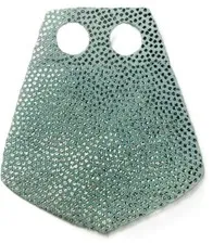 Lego 71029 Cabaret Minifig Skirt Light Aqua Blue Shiny Iridescent One Side D14
