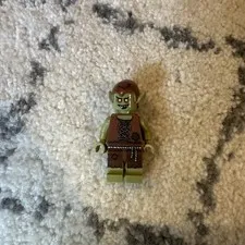 LEGO Goblin Minifigure - Green Goblin with Brown Hood, Set: Goblin, 5+