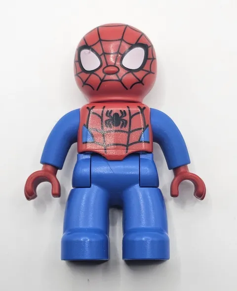 LEGO Duplo Spider Man Figure Red Blue Superhero Marvel Minifigure 2.5"