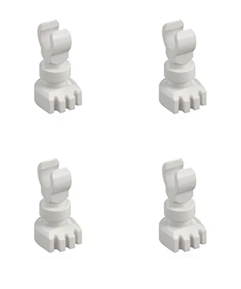 4 New LEGO Minifigure Skeleton Legs white leg foot minifig 6266 31733 6240495