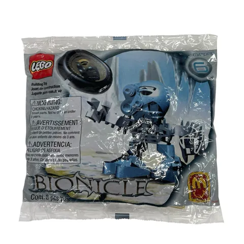 2001 LEGO BIONICLE MCDONALDS HAPPY MEAL TOY TOHUNGA MATORO #6 Sealed Collectible