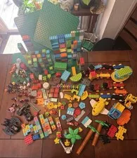 Huge 18lb LEGO Duplo Lot Disney Marvel Figures Animals Jurassic World Batman