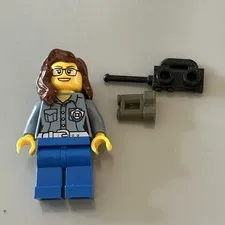 LEGO Coast Guard Female ATV Driver Minifig  Binoculars Walkie Talkie CTY0809