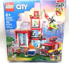 LEGO City 60320 Fire Station INCOMPLETE