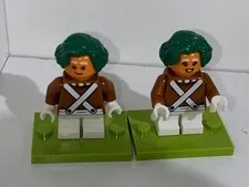 LEGO Willy Wonka Chocolate Factory 21360 - 2 Oompa Loompa Male +Female Mini Only