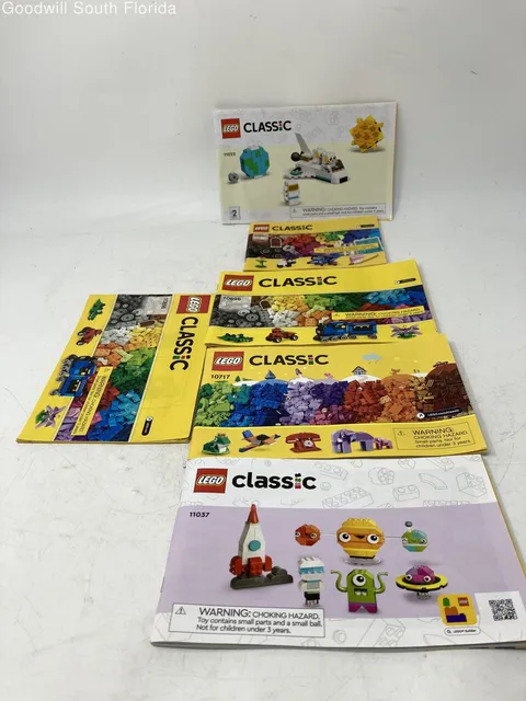 Lot Of 6 Pcs Lego Multicolor Building Toy Disney Instruction Manuals