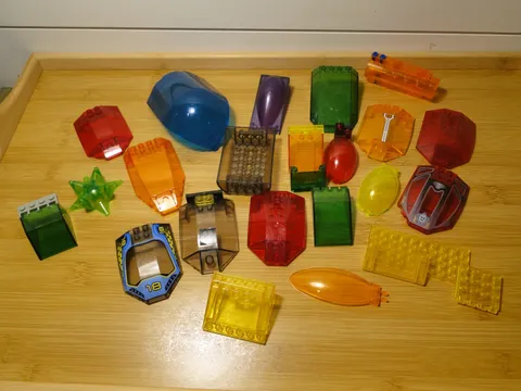 LEGO Window Windscreen  Windshield Curved Bubble Clear Translucent