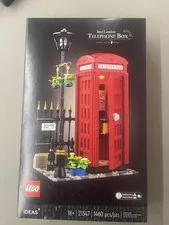 LEGO. Ideas: Red London Telephone Box (21347). NISB Box Not Perfect