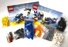 Lego Creator 3 in 1 Semi, Helicopter & Car No Box #5765 ** See Description
